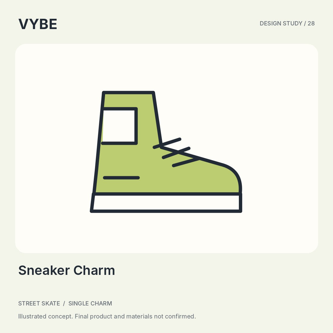 Boys' Edit: original sneaker concept illustration, not supplier photography.