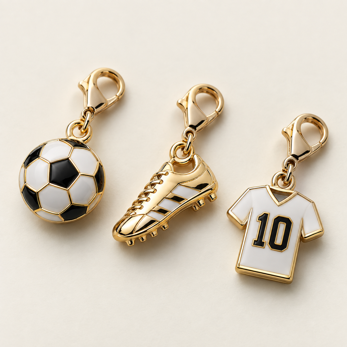 VYBE football charm set concept
