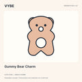 Gummy Bear Charm: original decorative bear-shaped concept illustration. Not edible and not a toy; stock unconfirmed.