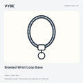Braided Wrist Loop Base: illustrated base concept. Material, load capacity and attachment compatibility are unconfirmed.